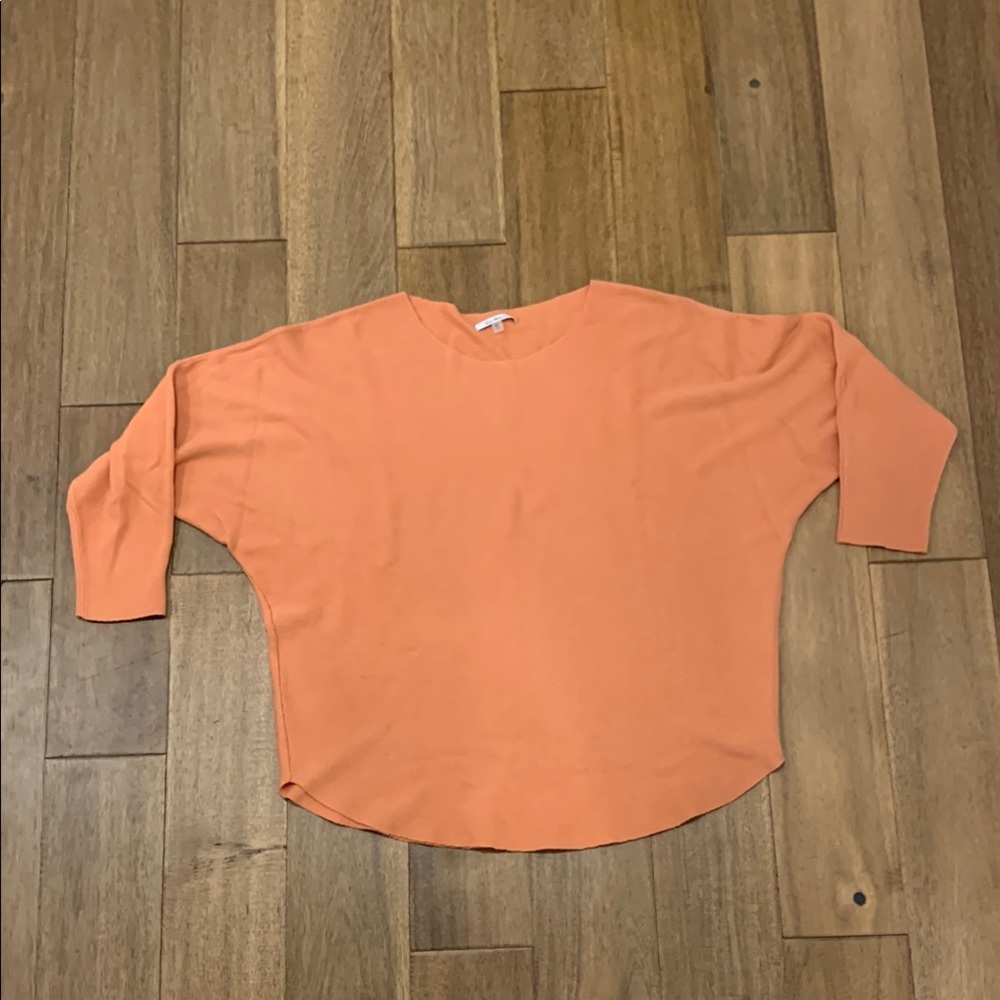 Milano Orange Boxy 3/4 Sleeve Blouse